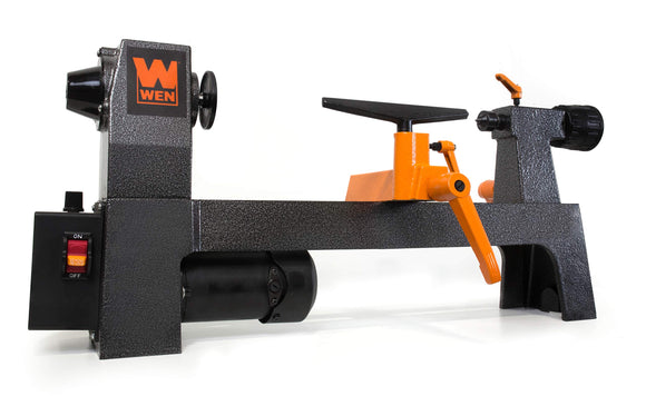 WEN - Torno de madera para sobremesa, 8 pulgadas por 13 pulgadas con velocidad variable (LA3421)