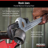 RIDGID 31110 Model 836 Aluminum Straight Pipe Wrench, 36-inch Plumbing Wrench