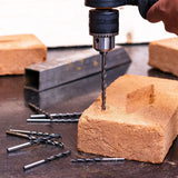 Juego de brocas 9  alta velocidad, concreto y madera