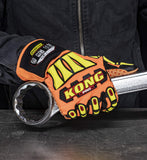 Ironclad KONG Pro - Guantes de alta visibilidad; protección de impacto TPR, resistente a los cortes A6, nivel 5 de abrasión, talla S, M, L, XL, XXL, XXXL (SDX2P-03-M)