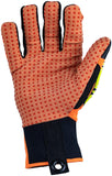 Ironclad KONG Pro - Guantes de alta visibilidad; protección de impacto TPR, resistente a los cortes A6, nivel 5 de abrasión, talla S, M, L, XL, XXL, XXXL (SDX2P-03-M)