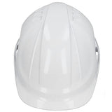 Casco de Ventilación ABS Blanco Casco de Trabajo con Tapa Protectora Ventilada para Ingeniería de Obras Construcción de Ferrocarriles