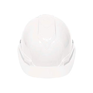 Casco de seguridad color blanco, de polietileno