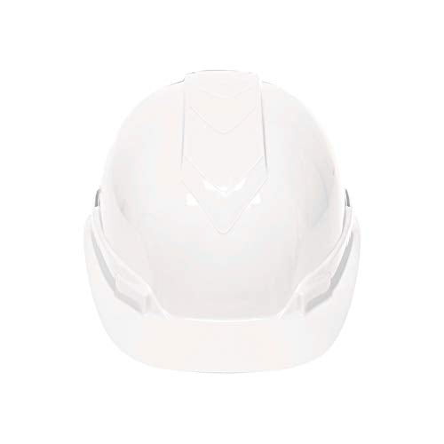 Casco de seguridad color blanco, de polietileno