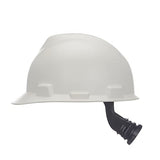 Casco  de seguridad con suspensión Fas-Trac III trinquete | Carcasa de polietileno, correas de corona autoajustables – Tamaño estándar en carbono plateado