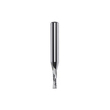 Broca en espiral de carburo sólido, diámetro de 1/8 pulgadas por 2 pulgadas de longitud, vástago de 1/4 pulgadas