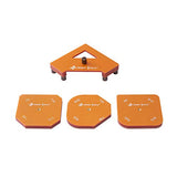 HERMIT TOOLS Plantilla de esquina 12 en 1 para enrutadora/recortadora R5 R10 R15 R20 R25 R30, T5 T10 T15 T20 T25 T30 Medio Redondo Radio de esquina Quick Jig (12 radios diferentes)