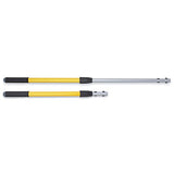 Rubbermaid  HYGEN Quick-Connect Short Extension Mop Handle, Yellow, Amarillo, 20"-40"