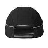 Gorra de seguridad, ligera, de seguridad, protección de la cabeza, gorra transpirable (M18109H-negro-microala)