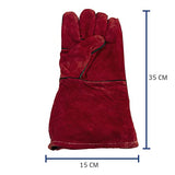 Guantes de Soldador de  Seguridad para Soldar 14" Puño Largo Ultraa Comodos
