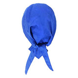Gorras de Soldadura Tipo Bandana Cabeza Ajustable Soldadores Protectores Anti Escaldado Sombrero, Capuchas Azules