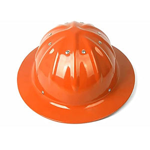 Cascos de Seguridad Industrial Rígido de Aluminio,Protección de la Cabeza,Resistencia al Impacto Casco de Construcción/Orange / 1 PCS