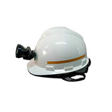 Casco con luz, Casco de Seguridad Industrial, Casco de construcción rígido, ventilado, arnés de 4 Puntos, Casco de Protección, Casco de Trabajo Casco