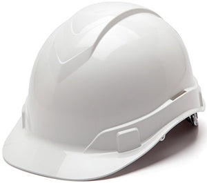 Casco Seguridad  Gorro duro estilo casquillo, suspensión de trinquete de 4 puntos, color blanco