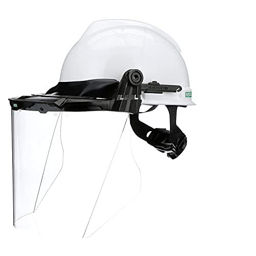 Casco seguridad  visera transparente de policarbonato V-Gard (PC), protección superior contra impactos