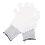 DYNWAVE Guantes Antiestáticos/Antideslizantes con Revestimiento Antiestático/Antideslizante, 10 Pares de Guantes de L, L