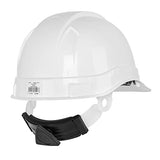 Casco de seguridad color blanco, de polietileno