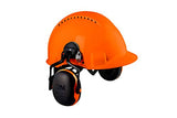 3M PELTOR X1P5E-OR Electrically Insulated Earmuffs, Forestry Orange, Pack of 1