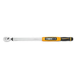 Neiko Barra de Rotura de Trabajo Pesado de 24 " 1/2 de grosor de acero al cromo-vanadio + GearWrench 85077 1/5,1 cm Drive Llave dinamométrica 30 – 340 Nm electrónica, color negro