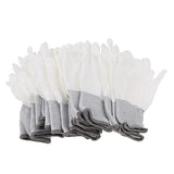 DYNWAVE Guantes Antiestáticos/Antideslizantes con Revestimiento Antiestático/Antideslizante, 10 Pares de Guantes de L, L