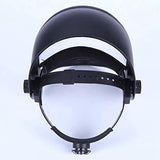 Segolike Escudo Facial de Casco Visera de policarbonato Cubierta Protectora Casco de Soldadura de Esmerilado de Seguridad, con ópticas exc, Máscara antivaho