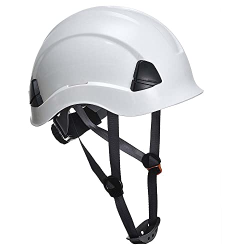Casco de trabajo de PPE con protección de colores HiVis ANSI, color blanco