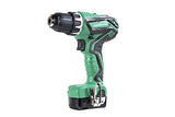 Hitachi DS10DFL2 Kit de taladro compacto de iones de litio inalámbrico de 12 voltios