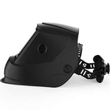 Casco de soldadura, color verdadero oscurecimiento automático de 1/1/1/2, visión grande, 10 x 8,25 cm, con modo de soldadura/molido/corte para molienda de plasma TIG MIG/MAG MMA