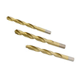 Juego de Brocas de titanio para brocas de metal SAE estándar de 1/16-1/2 pulgadas, A-Z, 1-60 tamaños, 115 piezas