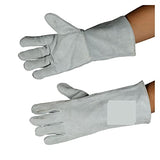 Guantes de soldador sensibles suaves Guantes de soldadura de espuma de doble capa Guantes de cuero Guantes de soldador wear-resistant, anti-scalding, flame