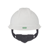 Casco seguridad Tapa de protección con ventilación y suspensión de carraca de 4 puntos Fas Trac, Blanco, 6-1/2 to 8 MSA Safety 10034018 V-Gard 500 -