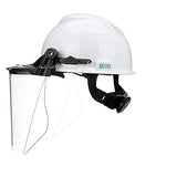 Casco seguridad  visera transparente de policarbonato V-Gard (PC), protección superior contra impactos