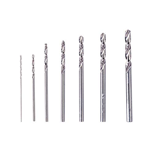Dremel 628 brocas de precisión, juego de accesorios con 7 brocas multiusos para herramienta giratoria