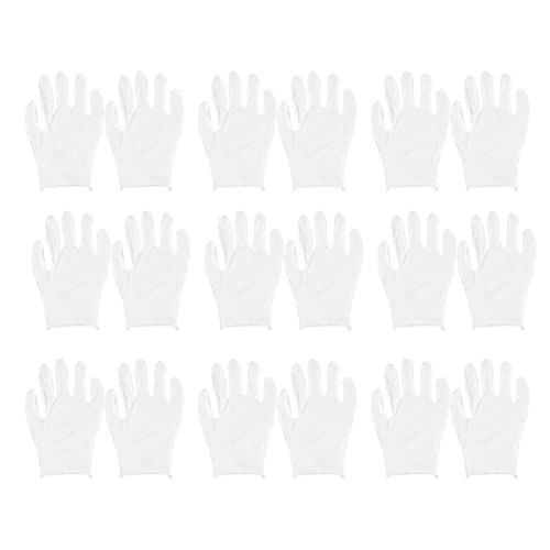 FOMIYES 24 Pares de Guantes Hidratantes Cosméticos de Algodón Guantes Industriales Guantes de Trabajo de Seguridad para Guantes para