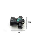 Casco con luz, Casco de Seguridad Industrial, Casco de construcción rígido, ventilado, arnés de 4 Puntos, Casco de Protección, Casco de Trabajo Casco