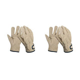 AIXXCUVQ 2 Juegos de 1 par de guantes para barbacoa con aislamiento térmico, ignífugos, gruesos, Unisex, guantes para asar, protectores de soldadura manual para Chef, alta seguridad contra incendios