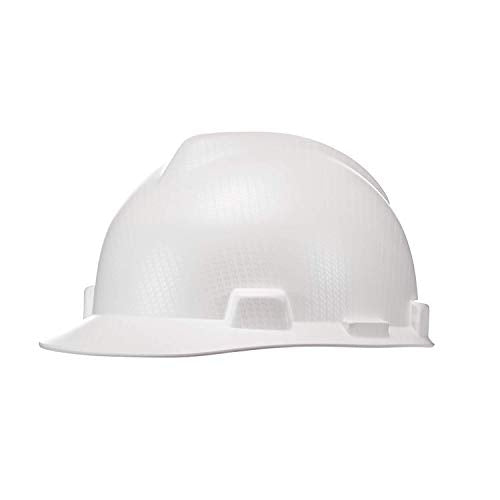 Casco  de seguridad con suspensión Fas-Trac III trinquete | Carcasa de polietileno, correas de corona autoajustables – Tamaño estándar en carbono plateado