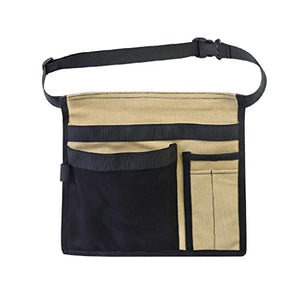 FOUNDLINE Bolsa de cinturón de Herramientas Bolsa de Almacenamiento de Herramientas de jardinería Bolsillo de cinturón Cinturón de Trabajador Bolsa de Herramientas Almacenamiento de Herramientas (Col
