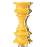 1/2"Shank Router Bit Large Elaborated Milling Cutter Chair Rail Moulding para herramienta de carpintería