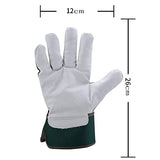 Guantes De soldador Trabajo De Seguridad Suministros De Protección Laboral Soldando Cortos Soldador Resistente A Los Guantes 26 × 12 Cm