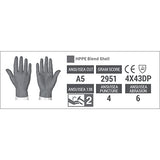 HexArmor Helix Core 3010 - Guantes de trabajo de punto sin costuras con protección de corte de 360 grados y protección contra impactos, pequeños, 1 par