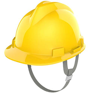 Casco De Seguridad para ConstruccióN, Casco De Servicio Pesado - ala De 2 Pulgadas, FRP Transpirable con Tiras Antisudor.