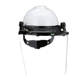 Casco seguridad  visera transparente de policarbonato V-Gard (PC), protección superior contra impactos