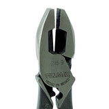 Klein Tools D215-9 Pinza Electricista Alta Palanca con Jala Guía Ponchadora de Conectores, 9"