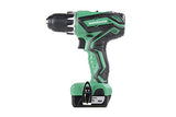 Hitachi DS10DFL2 Kit de taladro compacto de iones de litio inalámbrico de 12 voltios