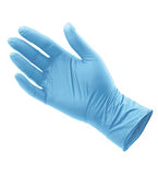 Guantes De Vinil Azul L Libre de Látex Sin Polvo desechable resistente antiadherente uso industrial alto rendimiento ideal para cocinar pack de 100 piezas