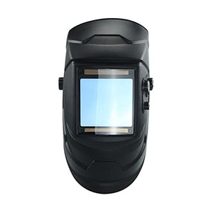 Cascos de soldadura Pantalla de visualización grande alimentada por energía solar Atenuación automática Sensor de 4 arcos Equipo de protección Capucha de soldador para moler