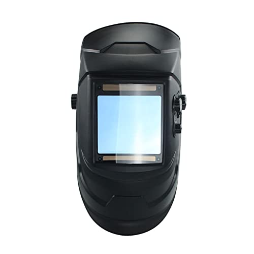 Cascos de soldadura Pantalla de visualización grande alimentada por energía solar Atenuación automática Sensor de 4 arcos Equipo de protección Capucha de soldador para moler