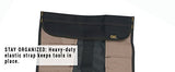 Custom LeatherCraft 1173 - Bolsa portaherramientas enrollable de 32 bolsillos