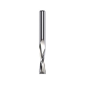 Broca espiral de carburo sólido, diámetro de 1/4 pulgadas por 2-1/2 pulgadas de largo, vástago de 1/4 pulgadas, plata